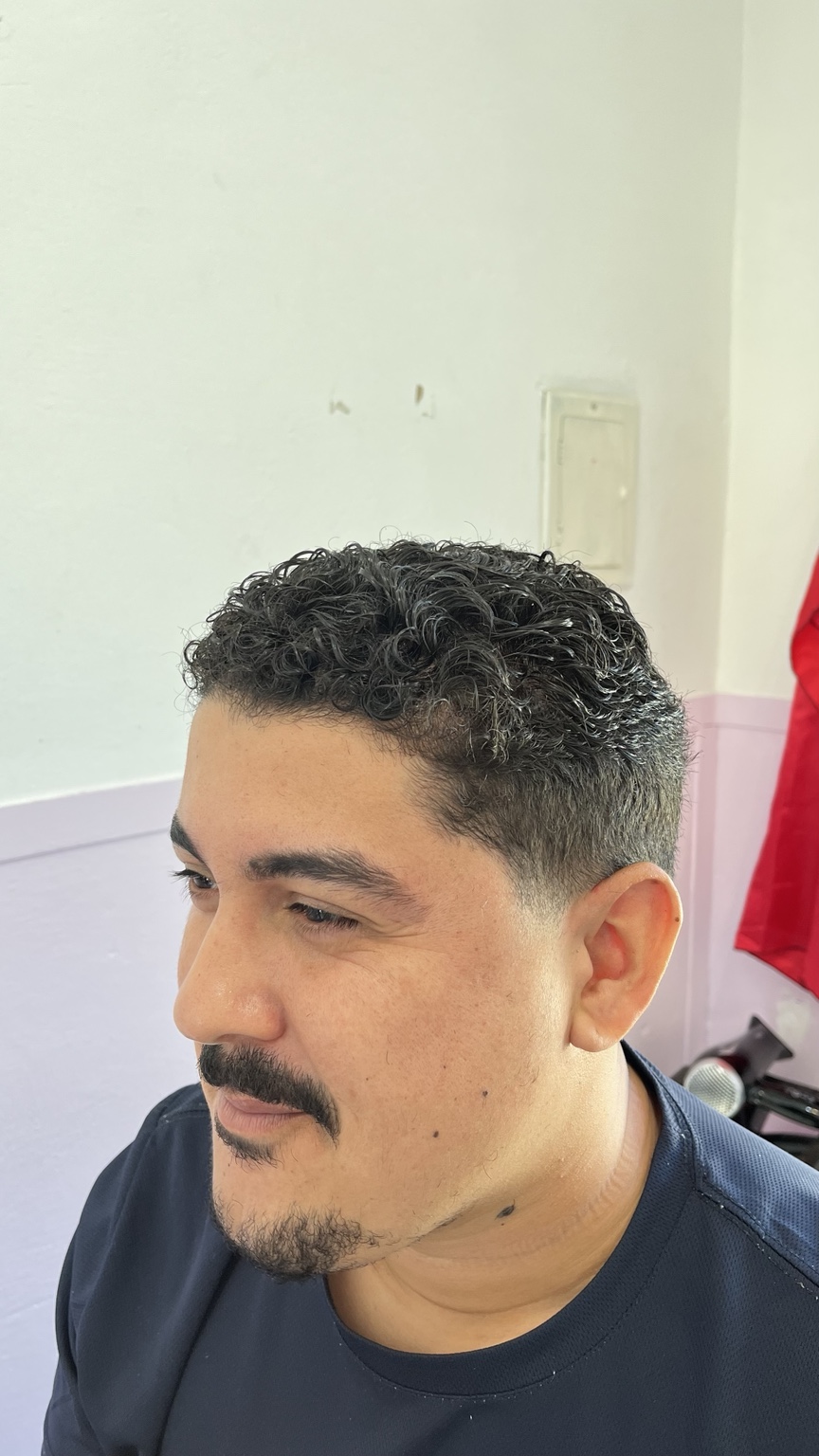 Corte masculino com degradê